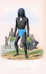 Natifs de Tilcopia, vers 1850
