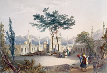 Mosquée de Goolaum Hoossein Huzrut-Jee, le Grand Prophète des Afghans, et les tombes des rois à Kandahar, planche 30 de 