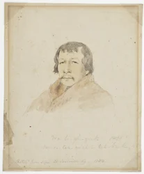 Portrait de Black Hawk et Na-Be-Ghi-Zeik
