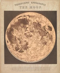 Apparence télescopique de la lune