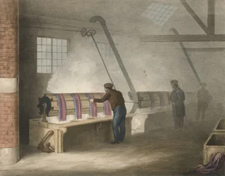 Dying, Progrès du coton n° 11, pub. 1840