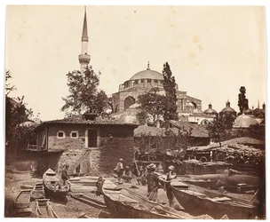 « Échelle de Tophanna » [Istanbul. Mosquée avec un minaret]