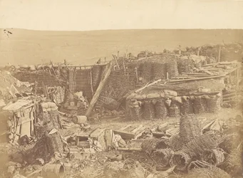 Intérieur du Redan - Batterie russe