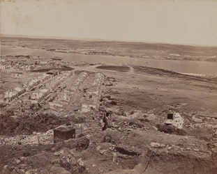 Vestiges de bâtiments en pierre