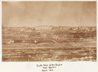 Vue sud du quartier général de Lord Raglan