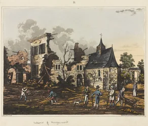 Intérieur de Hougoumont, de 