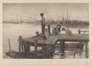 Jeunes pêcheurs