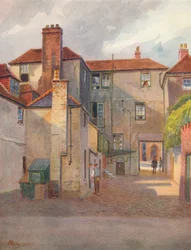 La cour du cygne, Reigate, 1912, 1914