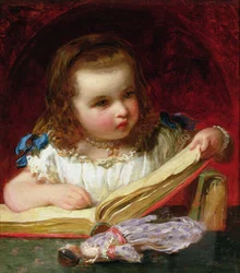 Une fille lisant