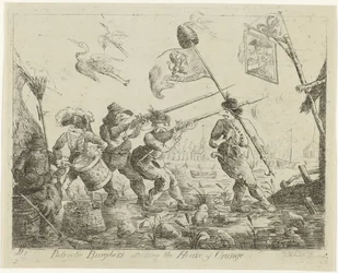 Caricature de Goejanverwellesluis, 1787