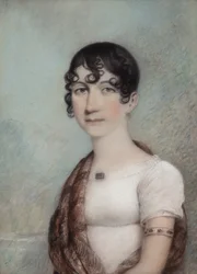 Mme Jackson, 3/1810 (pastel sur papier gris)