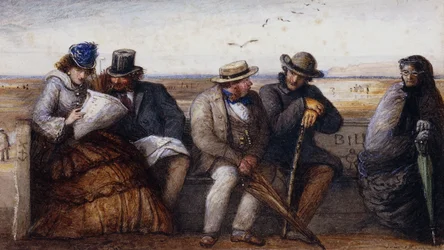 Commérages au Bord de la Mer