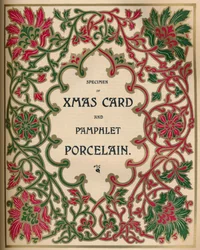 Spécimen de Carte de Noël et Brochure en Porcelaine - James Spicer & Sons, Ltd.