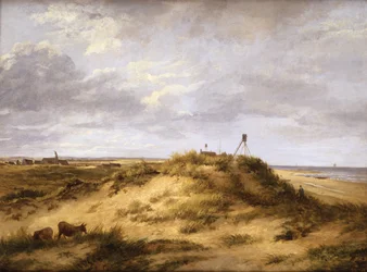 Scène côtière près de Winterton, vers 1830 (huile sur panneau)