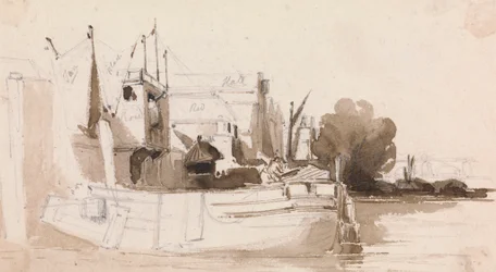 Une barge sur la Tamise