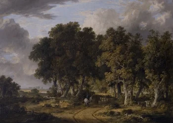 Une vue dans la Nouvelle Forêt, milieu du 19ème siècle