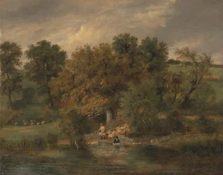Lavage des moutons à Postwick Grove, Norwich
