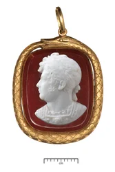 Couronnement de George IV, pendentif en or, vers 1821