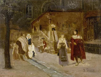 James Tissot Faust et Margarethe