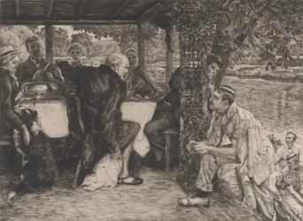 La parabole du fils prodigue, No. IV: Le veau gras, 1882