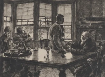 La parabole du fils prodigue : Le départ n° 1, 1882