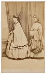 Eliza "Didy" Ridgely et peut-être Charlotte Gittings, 1864 (photo)