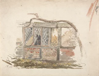 Un mur et une fenêtre de chalet