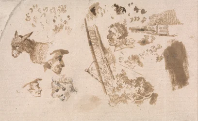 Une feuille de croquis légers
