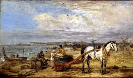 Pêcheurs sur la Plage