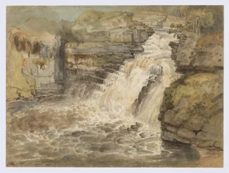 Les chutes de la Clyde après une inondation