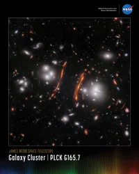 Amas de galaxies PLCK G165.7 - Mini-affiche