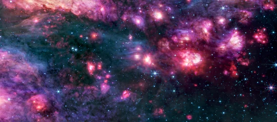 Le télescope Webb de la NASA explore le plus grand nuage de formation stellaire de la Voie lactée (image MIRI)