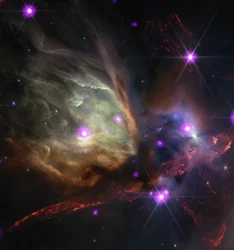 Composite Rho Ophiuchi (composite Chandra/Webb)