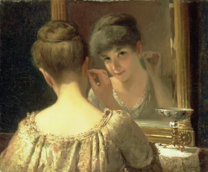 La coquette, c.1885