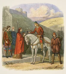 Édouard assassiné à Corfe, 18 mars 978, de 