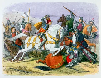 Illustration de Richard III à la bataille de Bosworth