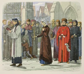 La duchesse de Gloucester fait pénitence