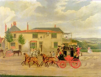 Vue sur la route de Highgate