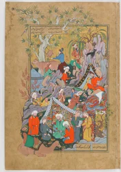 Double-folio du Haftawrang