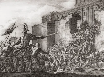 Pompée attaquant le Temple de Jérusalem en 63 av. J.-C.