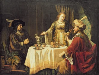 Le repas avec Esther