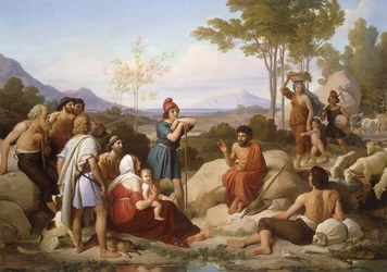 Ésope racontant une fable