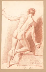 Nu masculin debout, vu de dos (3e prix 1811)