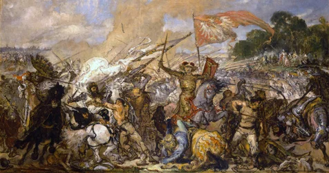 La bataille de Grunwald esquisse