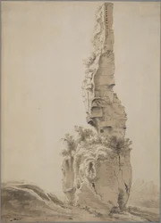 Ruines dans un paysage