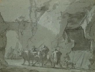 Bergers devant une arche, vers 1650-52