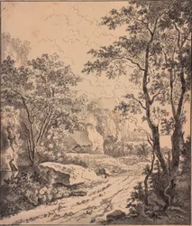 Paysage italien, entre Ancône et Sinigaglia