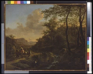Scène de la campagne romaine