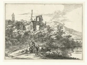 Deux vaches près de l
