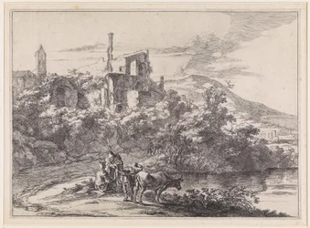 Deux vaches au bord de l